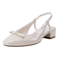 Bandolino Damen Andies Pumps, Ivory Patent 150, 39 EU von Bandolino