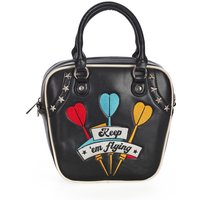 Banned Retro Handtasche - Keep ´em flying - für Damen - schwarz/multicolor von Banned Retro