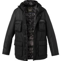 Barbour International Herren Jacke schwarz Mikrofaser unifarben von Barbour International