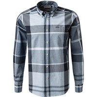 Barbour Herren Hemd blau Baumwolle kariert von Barbour