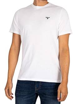Barbour Herren Sport-T-Shirt, Weiß, XL von Barbour