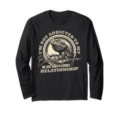 Bartagame Herpetologie I’m Not Addicted To My Bearded Dragon Langarmshirt von Bartagame Eidechse Reptil Outfit für Männer Frauen