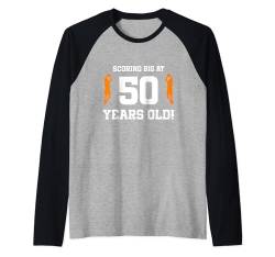 50. Geburtstag 50 Jahre alter Basketballspieler Geburtstag Raglan von Basketball Birthday Designs for Basketball Players