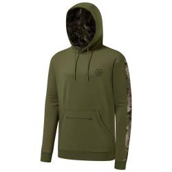 Bassdash Herren Fleece Hoodie Midweight Wasserdicht Leistung Angeln Outdoor Pullover Sweatshirt von Bassdash