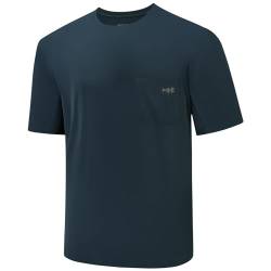 Bassdash Herren UPF 50+ Sonnenschutz Kurzarm T-Shirt Sommer Leicht Schnelltrocknend Funktionsshirt UV Sport Tee Angeln Wandern Kajakfahren Sportshirts von Bassdash