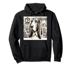 Basset Shirt Basset Mama Papa Doggie Basset Hound Hund Pullover Hoodie von Basset Hound Gifts and Doggie Shirts