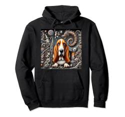 Basset Shirt Basset Mama Papa Doggie Basset Hound Hund Pullover Hoodie von Basset Hound Gifts and Doggie Shirts