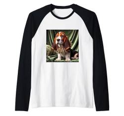 Basset Shirt Basset Mama Papa Doggie Basset Hound Hund Raglan von Basset Hound Gifts and Doggie Shirts