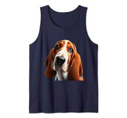 Basset Shirt Basset Mama Papa Doggie Basset Hound Hund Tank Top von Basset Hound Gifts and Doggie Shirts