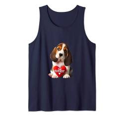 Basset Shirt Basset Mama Papa Doggie Basset Hound Hund Tank Top von Basset Hound Gifts and Doggie Shirts