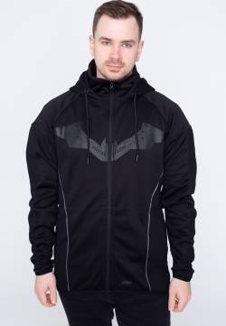 Batman - Tech Suit - Zipper - Schwarz - M - 100% Polyester,Schweiß von Batman