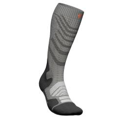 Bauerfeind W Outdoor Merino Compression Socks, Stone Grey, EU 39-42 - S von Bauerfeind