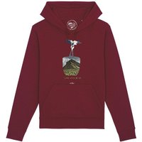 Bavariashop Hoodie Herren Hoodie "Auffi, aufn Berg! von Bavariashop