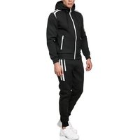 Baxboy Jogginghose BAXBOY Herren Uni Colour Jogging Anzug Sportanzug Sporthose Hoodie von Baxboy