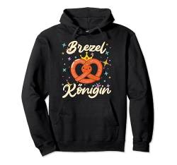 Münchner Volksfest BREZEL KÖNIGIN Lustiges Frauen Pullover Hoodie von Bayern Geschenk Trachtenshirt Bierzelt Bayerisch