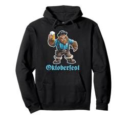 Bigfoot Outfit Sasquatch Bayrische Tracht Kostüm Oktoberfest Pullover Hoodie von Bayern Wiesn Bekleidung Volksfest Outfit Herren