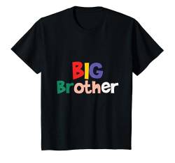 Kinder Promoted To Big Bruh Kleinkind Baby Ankündigung Bro 2-10 Jahre T-Shirt von Bday Tees Co.