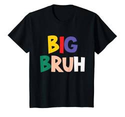 Kinder Promoted To Big Bruh Kleinkind Baby Ankündigung Bro 2-10 Jahre T-Shirt von Bday Tees Co.