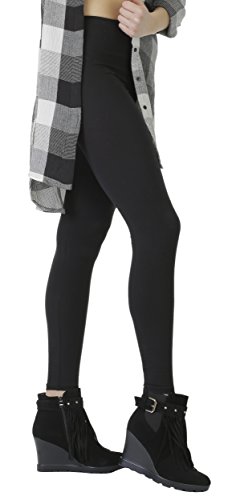 BeLady Damen Leggings Knöchellang Blickdichte Leggins Viele Farben Viele Größen (Schwarz, 7XL) von BeLady