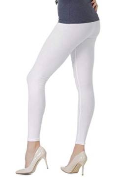 BeLady Damen Leggings Knöchellang Blickdichte Leggins Viele Farben Viele Größen (Weiß, S) von BeLady