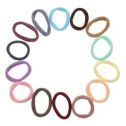 Beaupretty 200st Hoch Elastisches Haars Eil Dicke Haarbänder Elastische Haargummis Kleine Bands Bruchsichere Haargummis Pferdeschwanz-krawatten Falten Haar Damen Nylon Binden Elastizität von Beaupretty