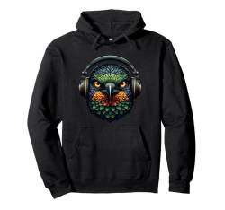 Lustiges Rollshirt Vogelbeobachter Vogelliebhaber Kopfhörer Kunst Pullover Hoodie von Beautiful Animals Gifts and Shirts