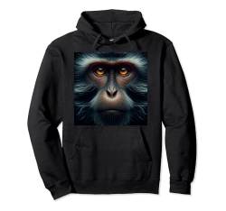 Rhesus Macaque Shirt Affe Portrait Wildlife Exotic Ape Pullover Hoodie von Beautiful Animals Gifts and Shirts