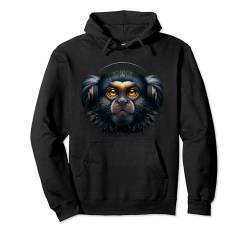 T-Shirt aus Wolle mit Affenporträt, Tierwelt, exotisches Affen-T-Shirt Pullover Hoodie von Beautiful Animals Gifts and Shirts