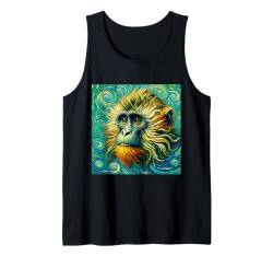 Vincent Van Gogh Hemd Affe Vangogh Ape Wolly Monkey Art Tank Top von Beautiful Animals Gifts and Shirts