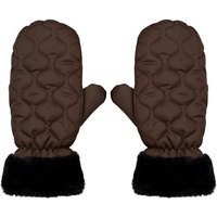 Becksöndergaard Fäustlinge Makara Puff gesteppte Winterhandschuhe Damen - Mittens aus Polyester von Becksöndergaard