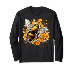 Bee Imker Lustiges Zitat Bee Whisperer Natur Langarmshirt von Bee Insect Entomologist Funny Design idea