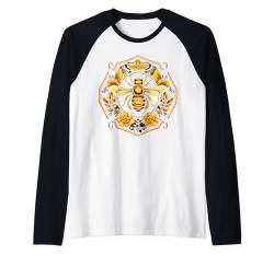 Bee Imker Lustiges Zitat Bee Whisperer Natur Raglan von Bee Insect Entomologist Funny Design idea