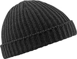 Beechfield Unisex B460 Trawler Beanie Hat Baseballkappe, Schwarz, Einheitsgröße von Beechfield