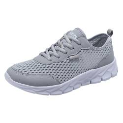 Damen Slip-On Turnschuhe Freizeit Atmungsaktiv Weich Bequeme Sneakers Mesh Dämpfung Entlastung Laufschuhe Handsfree Tennisschuhe Leichte Sportschuhe Ohne Schnürung Walkingschuhe Outdoor Schuhe von Beichwtd