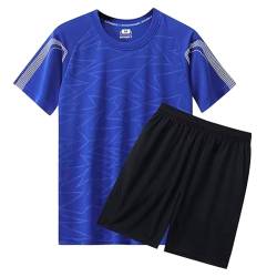 Herren Schlafanzug Kurz Pyjama Sets Shorty Hausanzug Große Größen Schlafanzughose Zweiteiler Baumwolle Schlafhose Kurzarm Schlafanzüge mit Shorts Nachtwäsche Nachthemd 2Er Set Schlafshorts von Beichwtd