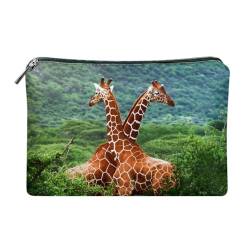 Belidome Reise Clutch Tasche Make-up Kosmetiktasche, giraffe, Einheitsgröße von Belidome