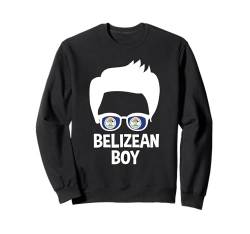 Belizean Boy Wear Belize Herren-Souvenir Sweatshirt von Belize Flag Designs Proud Belizean Heritage