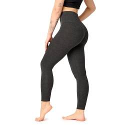 Bellivalini Damen Lange Leggings High Waist Comfort aus Viskose für Sport Yoga Gym BLV50-289 (DunkelMelange, S) von Bellivalini