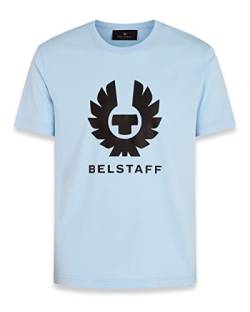 Belstaff Phoenix Herren-T-Shirt aus Baumwoll-Jersey, blau, XXL von Belstaff