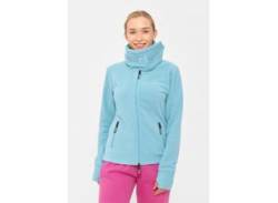 Fleecejacke BENCH. "FUNNEL" Gr. XL (42), blau (arctic blue) Damen Jacken von Bench