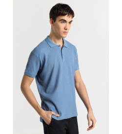 Bendorff für Herren. 830675338 BENDORFF - Kurzärmeliges Poloshirt aus Jacquardgewebe im klassischen Stil blau (S), Lässig, Baumwolle, Kurzar von Bendorff