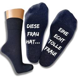 Bentini | Liebevolle Spruchsocken für jede Paarkonstellation! | Spruch Socken | Damen & Herren | Geschenkidee für Paare (as3, numeric, numeric_43, numeric_46, regular, regular, marine) von Bentini