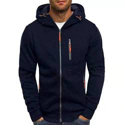 Sweatjacke Herren mit Kapuze Jacke Herren Hoodie Pullover mit Reißverschluss Kapuzenjacke Sportjacke Zip Hoodie Herren Kapuzenpullover Reißverschluss Casual Sweatshirts Slim Fit Langarmshirts von Beokeuioe