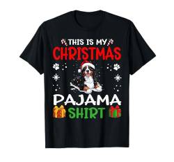 Berner Sennenhund Nachthemd Pyjama This is my Christmas T-Shirt von Bernese Mountain Christmas Dog Pajamas & Nightgown