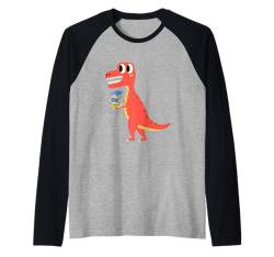 Beste Dinosaurier-Bücher Kunst für Männer Frauen libarische Buchliebhaber Raglan von Best Bookworm Gift Library Apparel