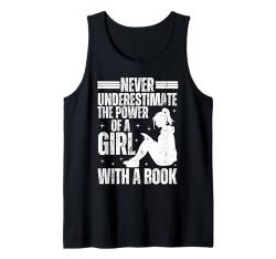 Beste Lektüre für Bücherwurm-Romanliebhaber für Mädchen Tank Top von Best Bookworm Gift Library Apparel