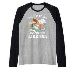 Bester Bücherwurm, Bücherwurm, Bibliothekar für Männer und Frauen Raglan von Best Bookworm Gift Library Apparel