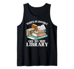 Bester Bücherwurm, Bücherwurm, Bibliothekar für Männer und Frauen Tank Top von Best Bookworm Gift Library Apparel