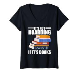 Damen Beste Bücher Kunst Männer Frauen Lesen Bücher Bücherwurm Bibliothek Lesen T-Shirt mit V-Ausschnitt von Best Bookworm Gift Library Apparel