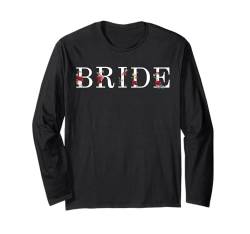 Braut Junggesellinnenabschied Verlobungsgeschenk Hochzeit Brautjungfern Langarmshirt von Best Bride Babe Shirt Bridal Party Collection Here